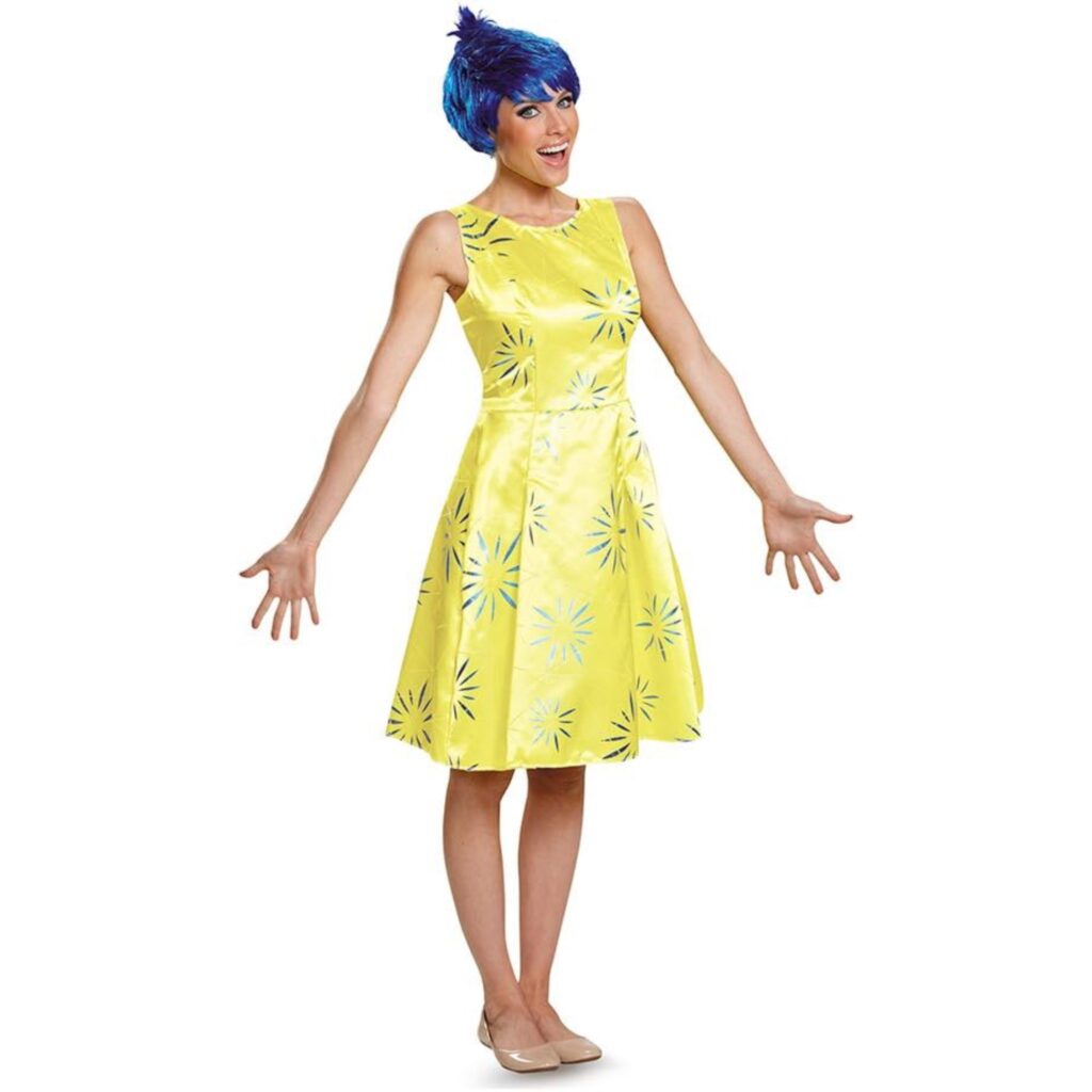 Joy from Inside Out 2 costume for adults