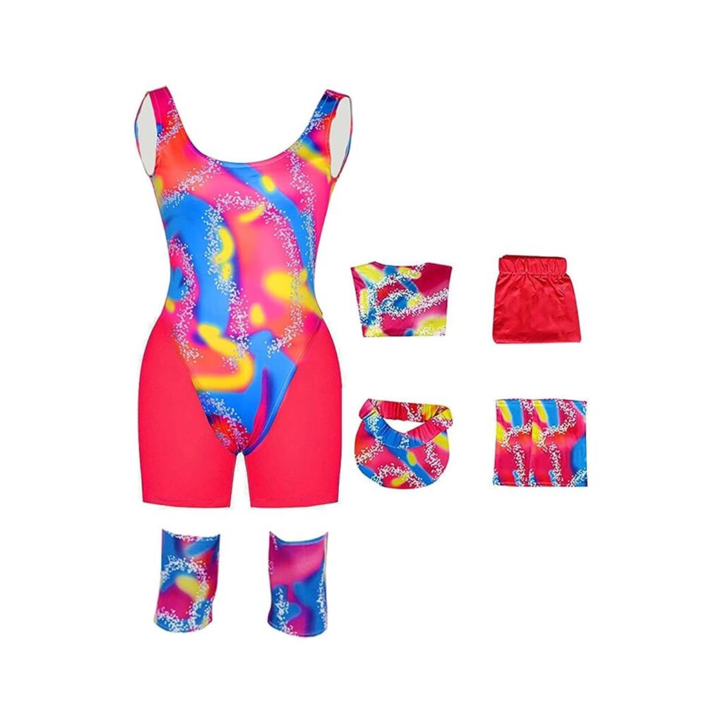 Tie dye roller skating outfit from Barbie
