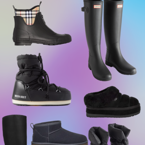 Women’s black winter boots