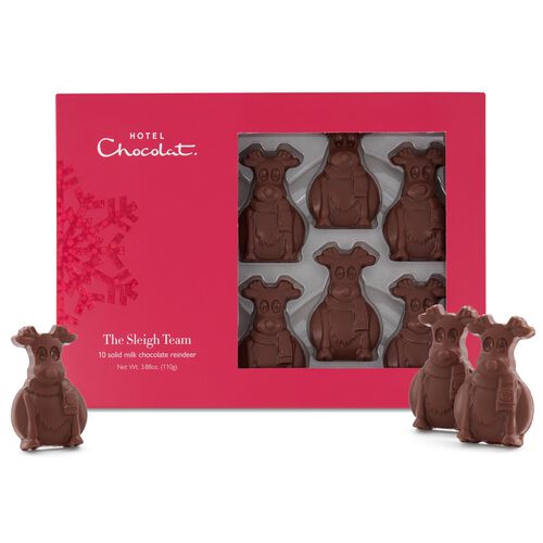 Reindeer shaped chocolates