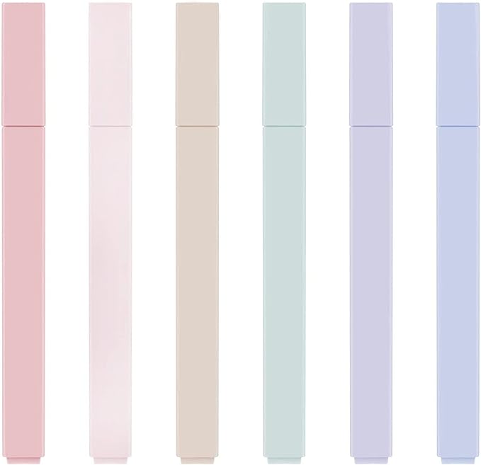 Pastel highlighters