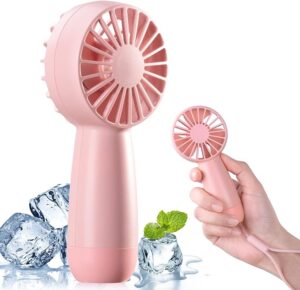 Pink mini fan
