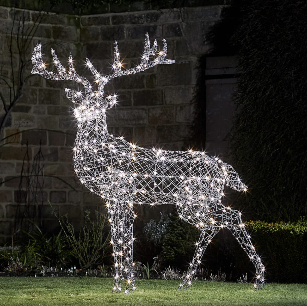 Large light up reindeer