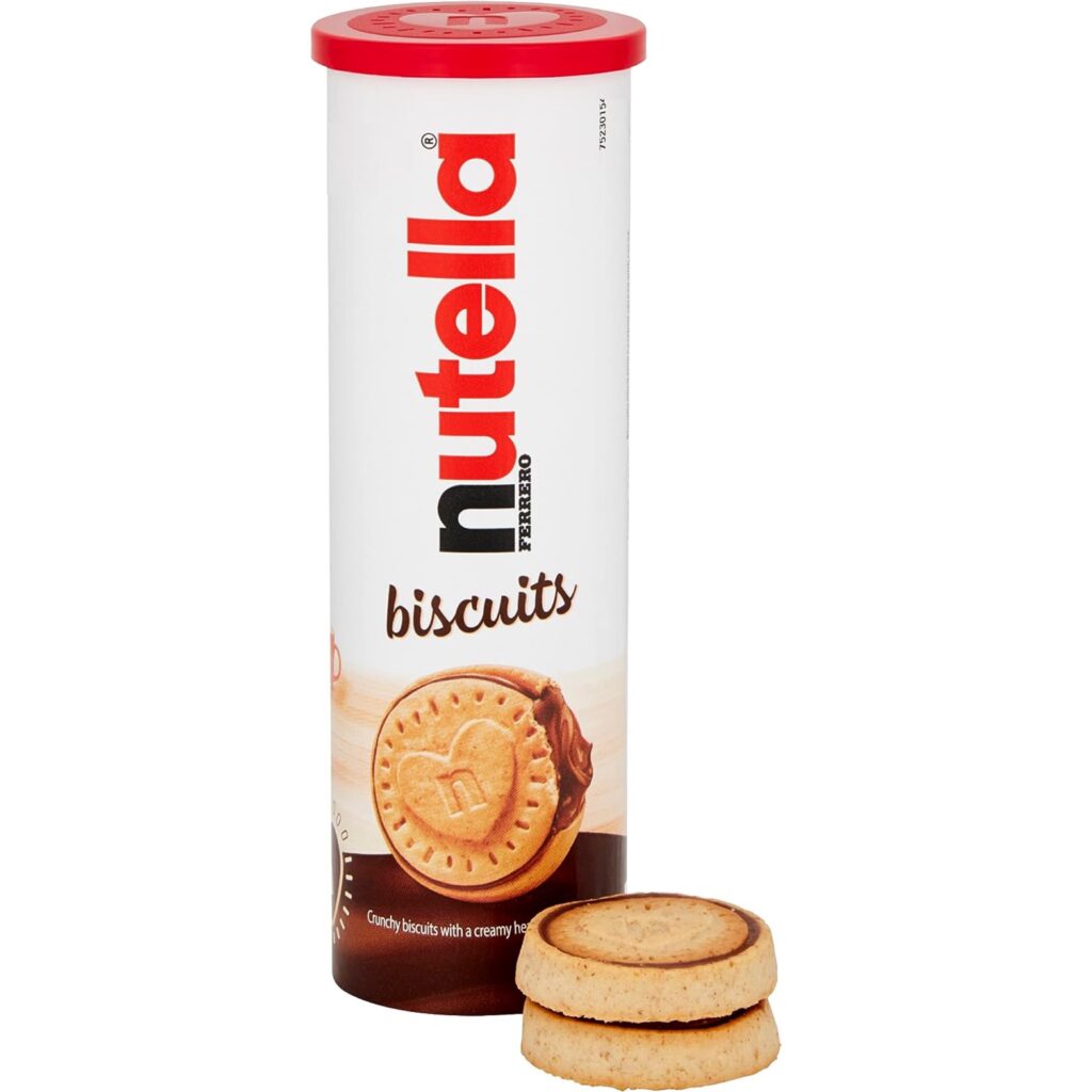 Nutella chocolate biscuits tube