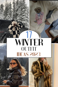 Collection of stylish winter outfit ideas for women.