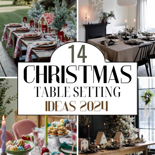 14 Christmas Table Setting & Decoration Ideas 2024