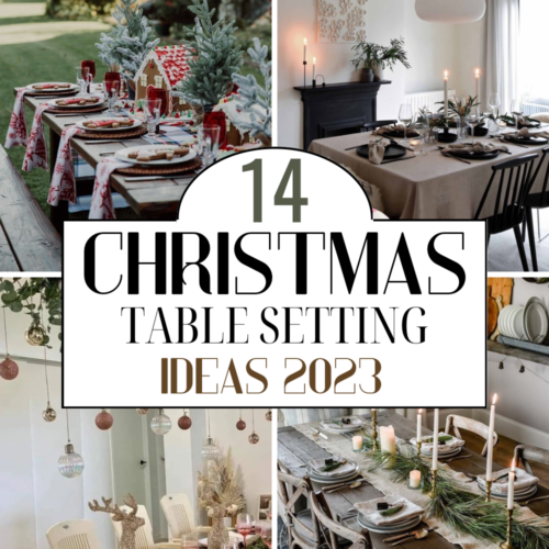 14 Christmas Table Setting & Decoration Ideas 2024