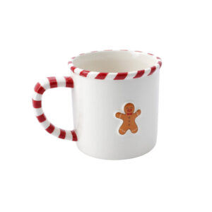 Christmas Gingerbread Man Stoneware Mug