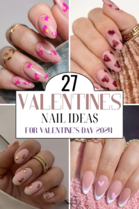 Nail design ideas for Valentine’s Day 2024