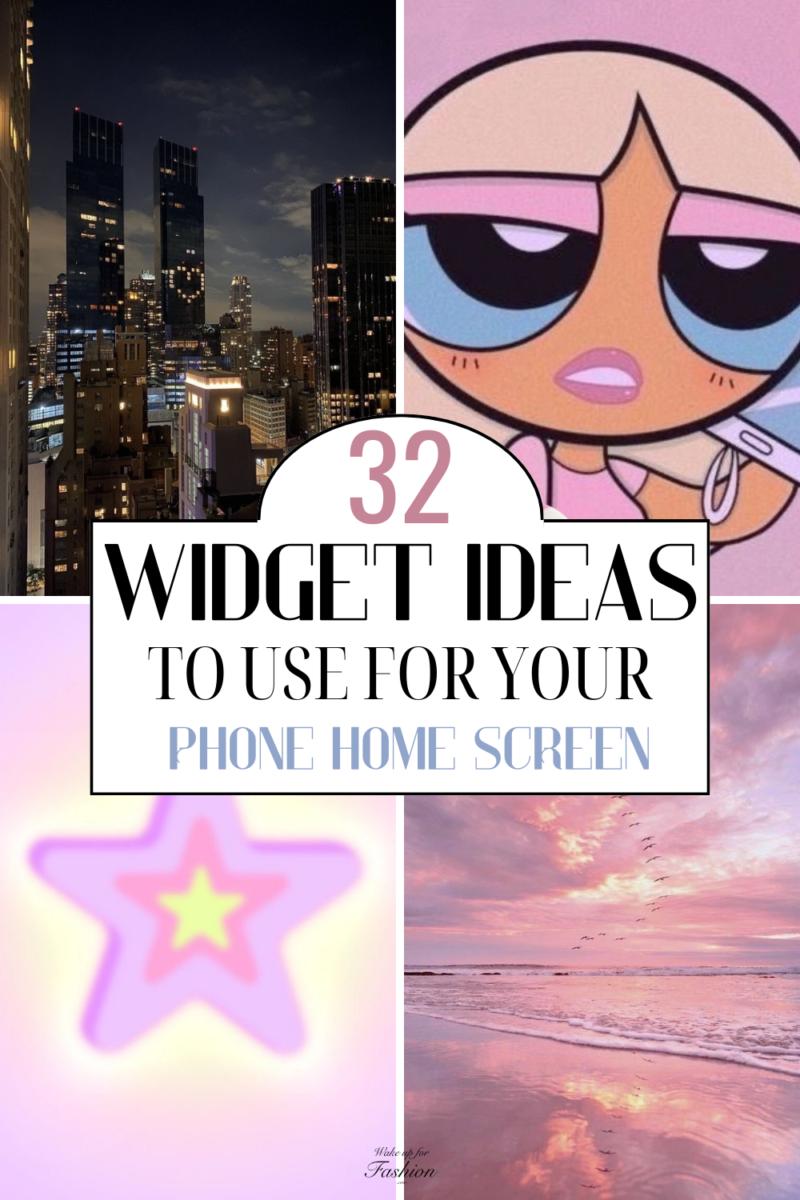 Cute widget ideas for phone home screen