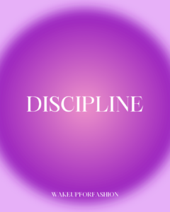 “Discipline” affirmation
