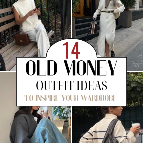 Collection of old money style outfit ideas