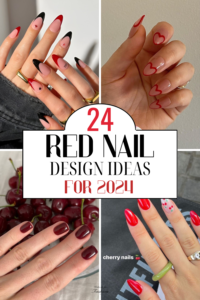 Collection of red nail ideas