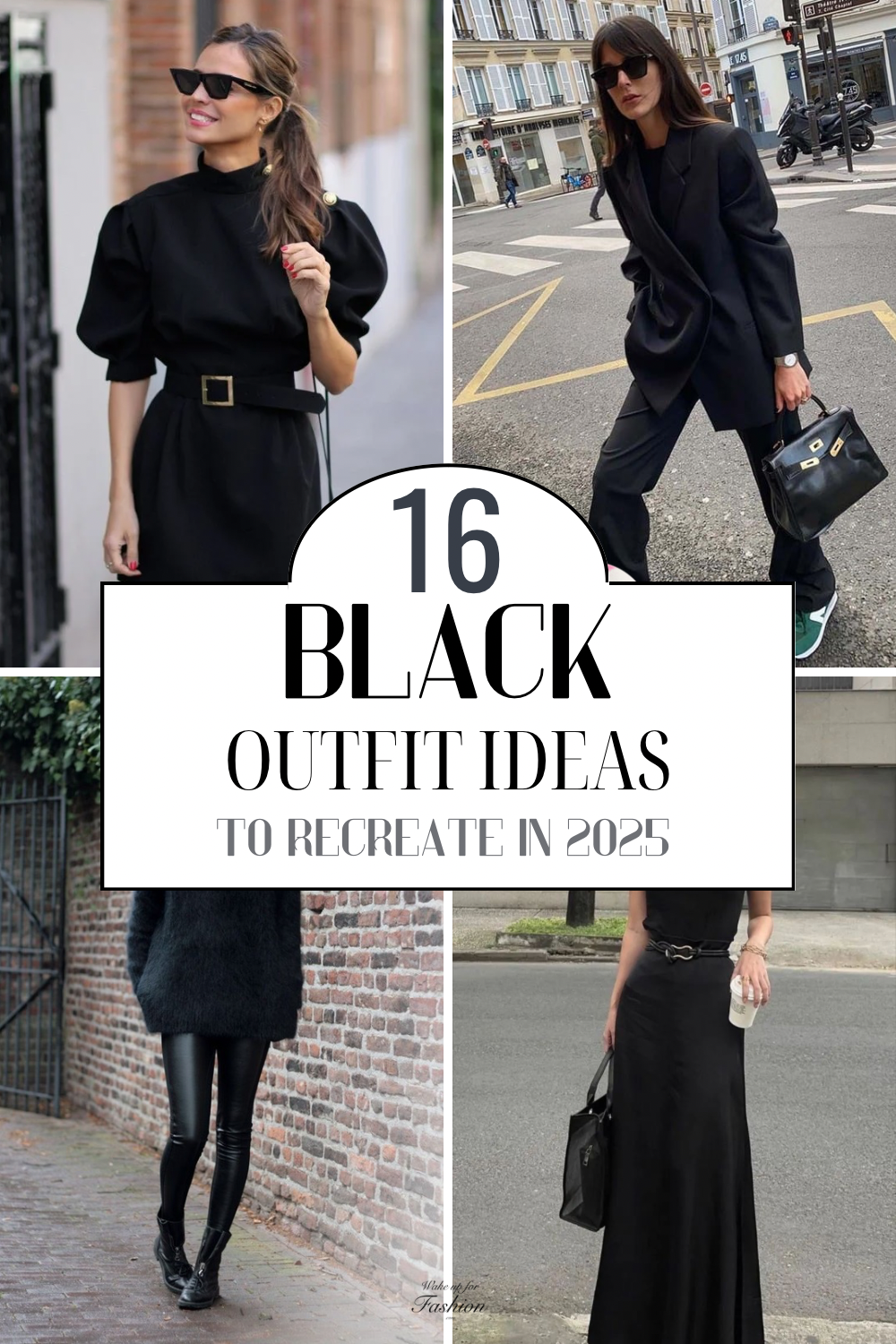 Women’s black outfits