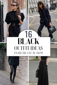Collection of black outfit ideas