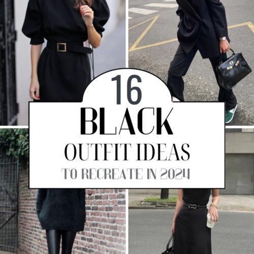 16 Chic Black Outfit Ideas To Recreate In 2024