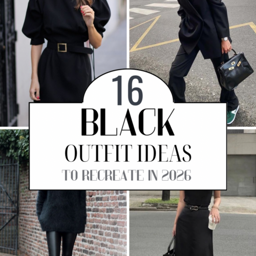 black outfit ideas for women