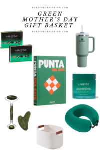 Green Mother’s Day gift basket