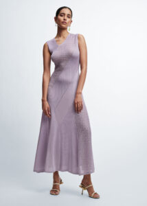 Lilac maxi dress
