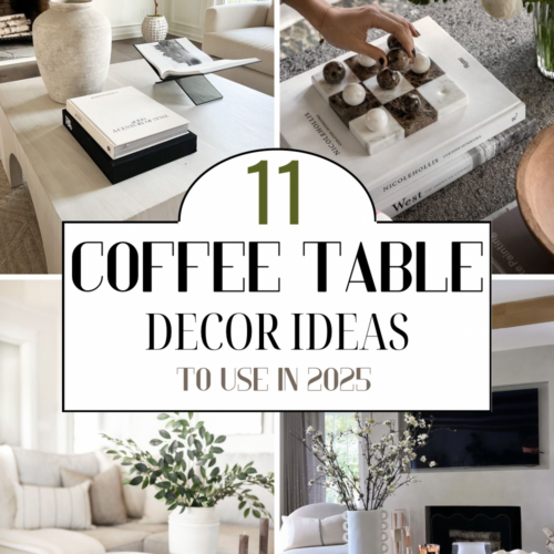 Ideas for coffee table decor