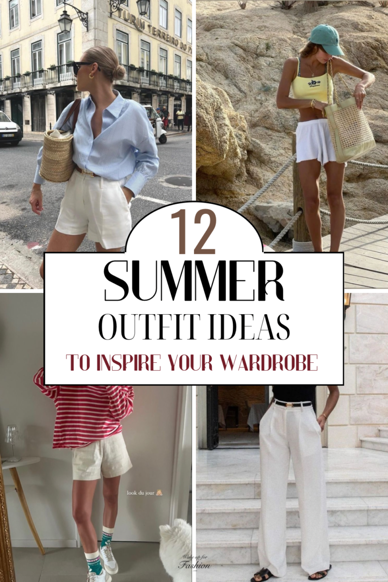 Collection of chic summer outfit ideas for women.