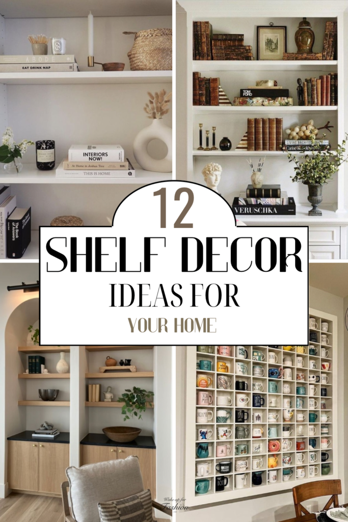 12 Shelf Decor Ideas To Use In Your Home - Wake Up For Fashion