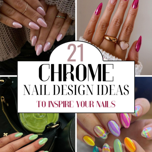 Chrome nail design ideas