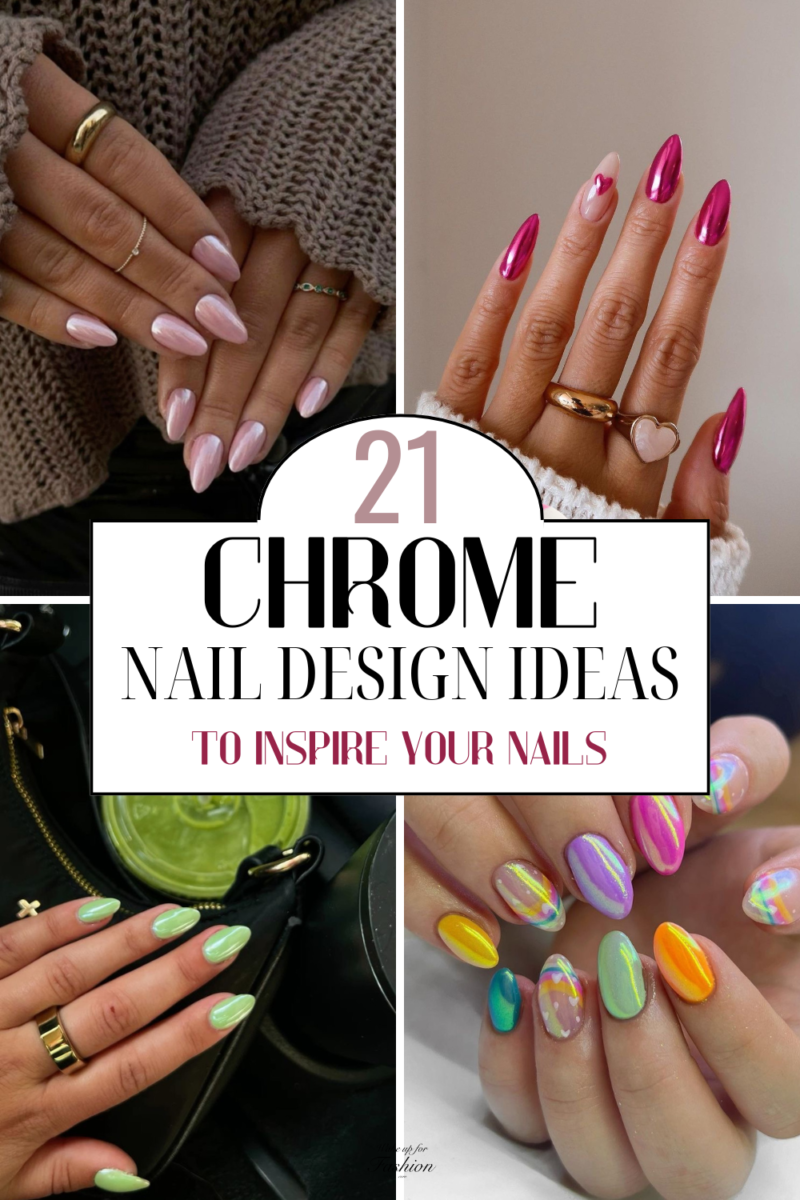 Chrome nail design ideas