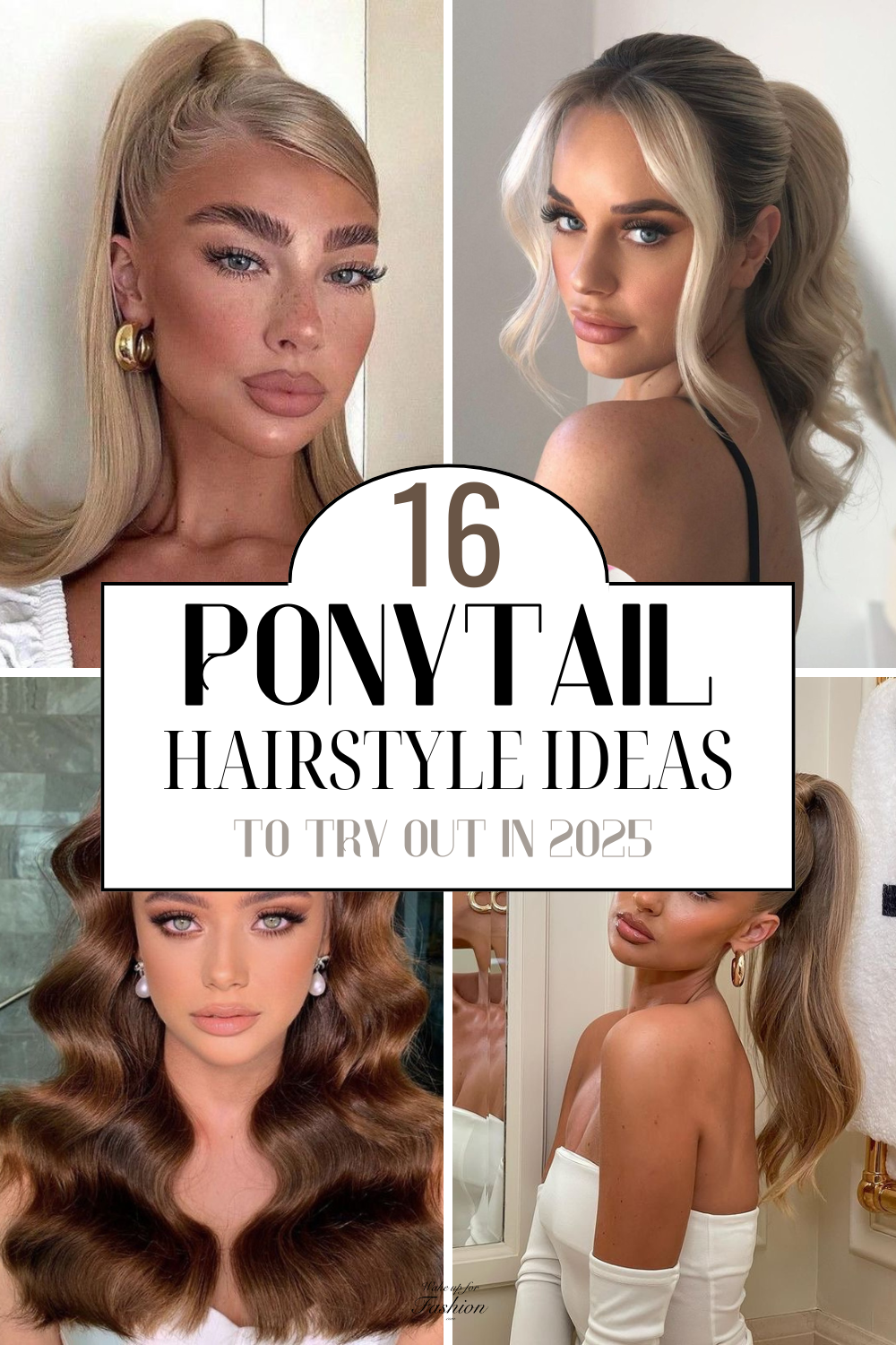 Ponytail hairstyle ideas