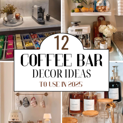 Coffee bar decor ideas for 2025