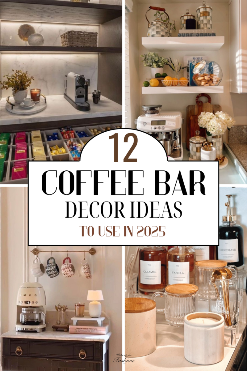 Coffee bar decor ideas for 2025