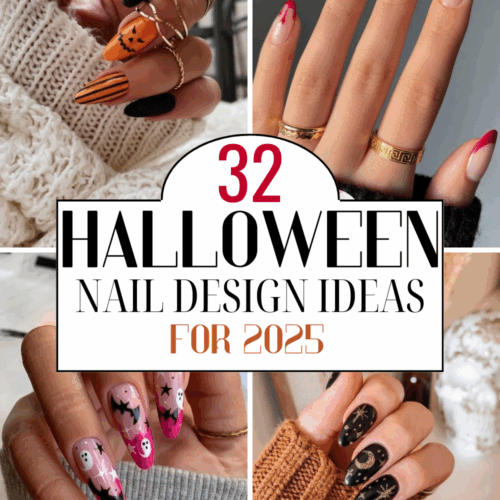 32 Cute & Spooky Halloween Nail Design Ideas You Can Get Done At Your Nail Salon