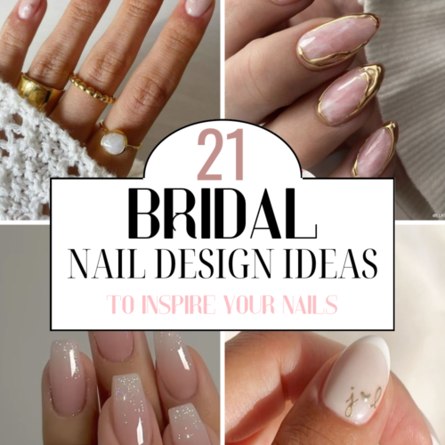 Bridal nail designs
