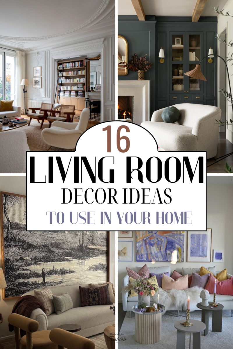 16 Living Room Decor Ideas To Use In Your Home - Wake Up For Fashion