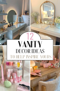 Collection of chic vanity decor ideas.