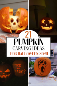 Collection of cool pumpkin carving ideas for Halloween 2024.