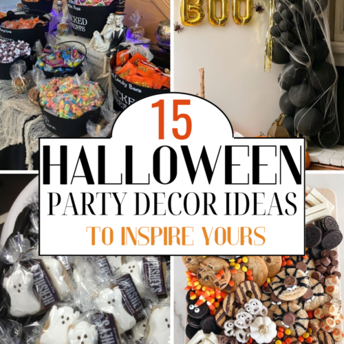 Halloween party ideas including decor and food ideas.