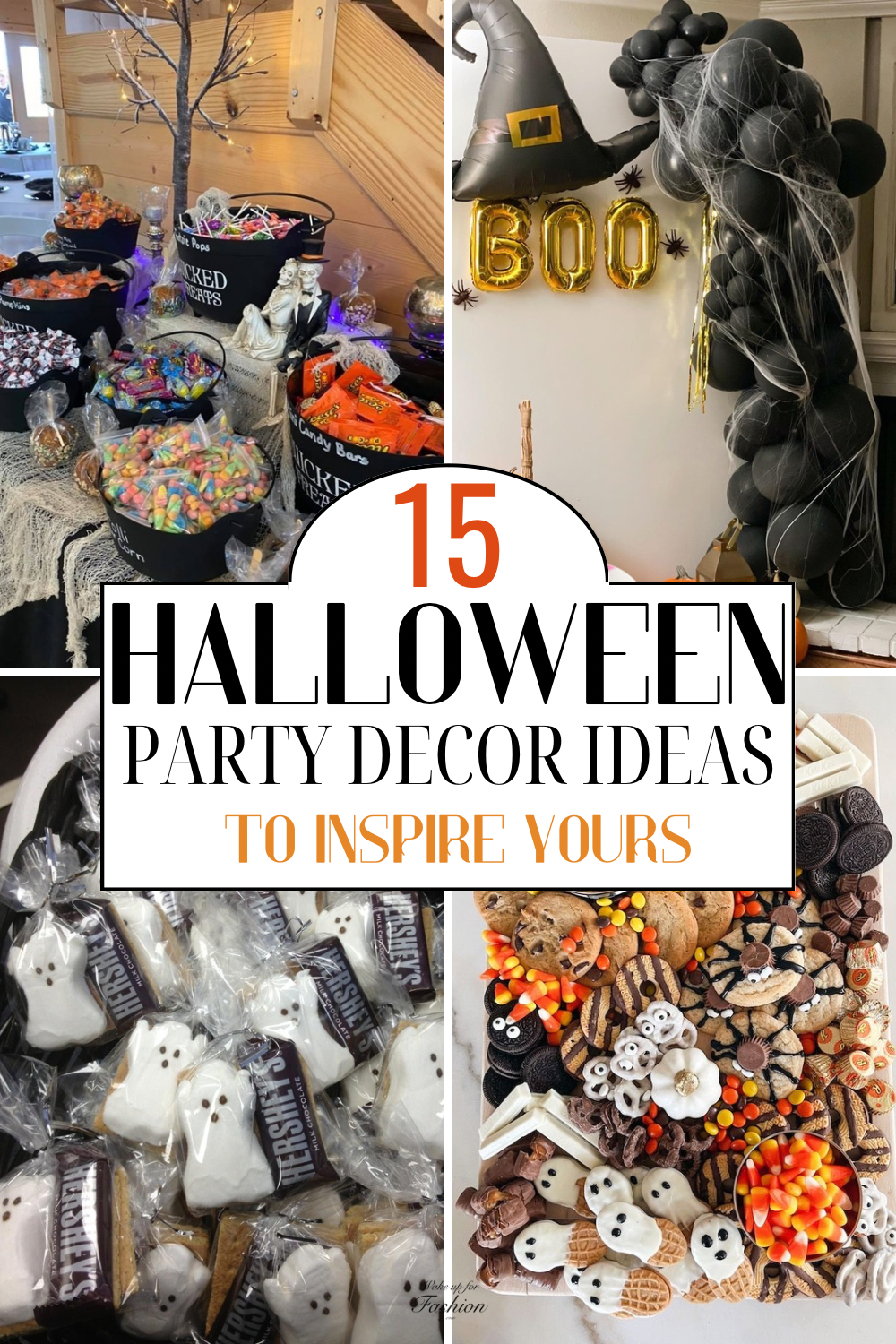 Halloween party ideas including decor and food ideas.