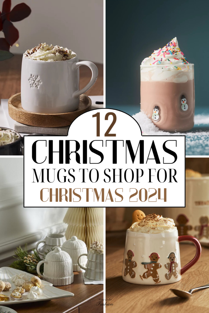 Collection of all the best and cutest Christmas mugs for Christmas 2024.