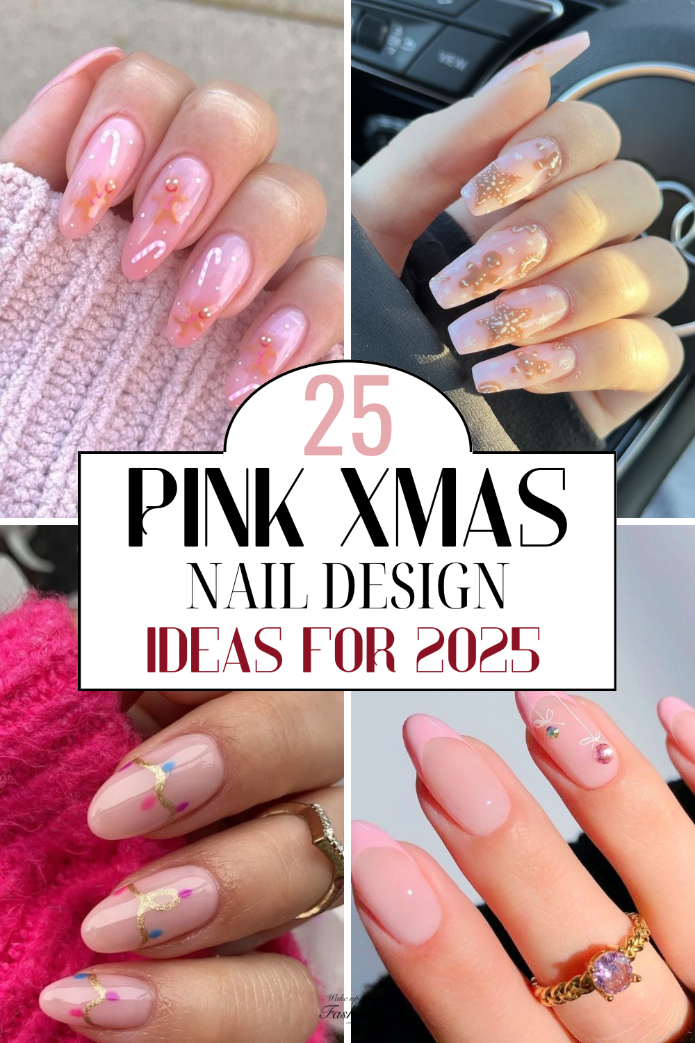 25 Pink Christmas Nail Designs To Inspire Your Christmas 2025 Nails