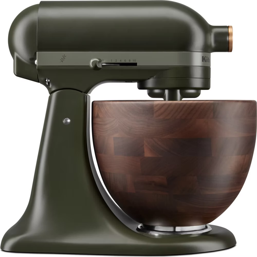 KitchenAid evergreen stand mixer