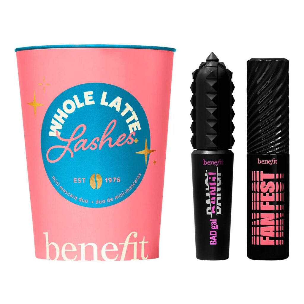 BENEFIT COSMETICS Whole Latte Lashes Mini Mascara Set