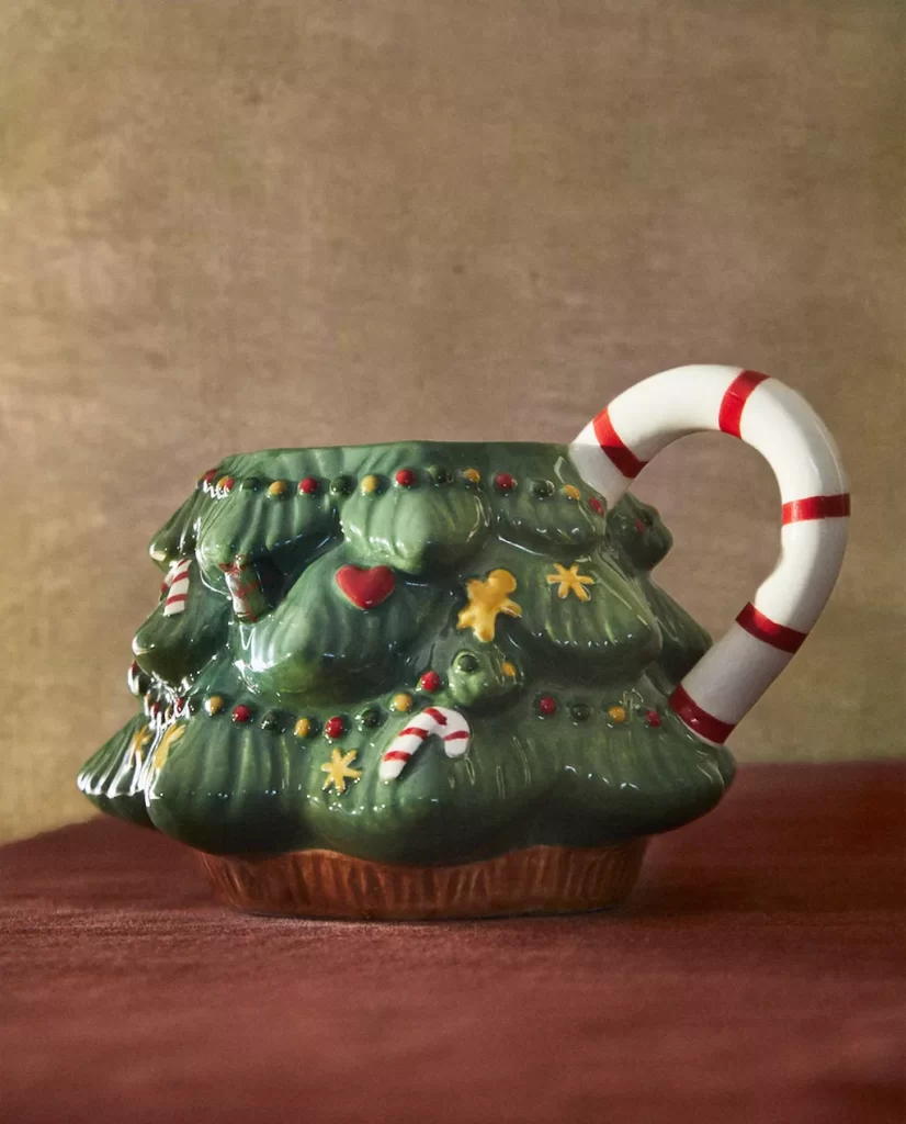 Christmas tree mug