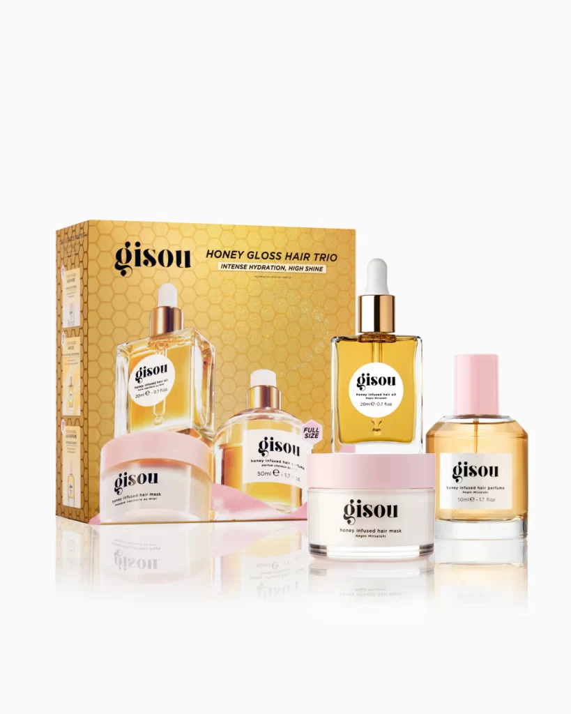 Honey Gloss Hair Trio Gift Set by Gisou.