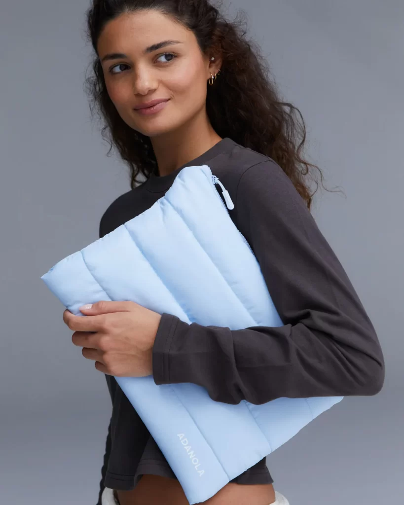 Adanola blue puffer laptop cover