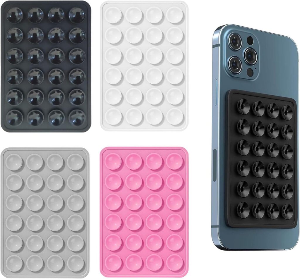 Suction pads for back of phone