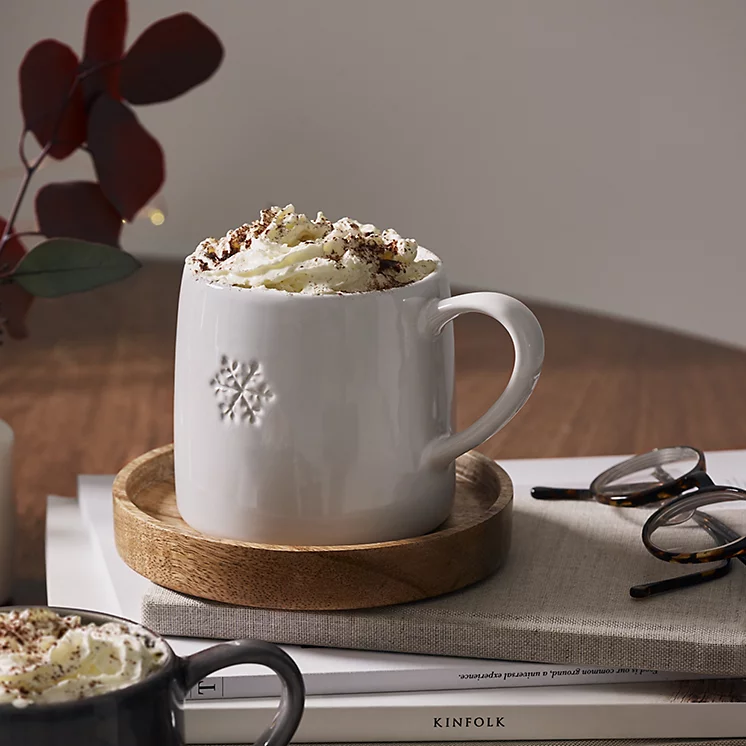 The White Company snowflake mug