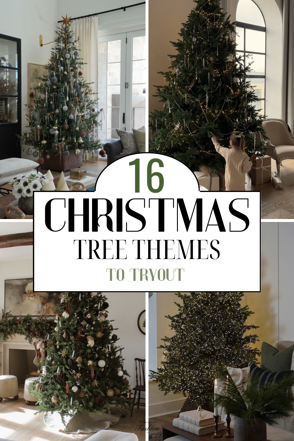 Christmas tree themes