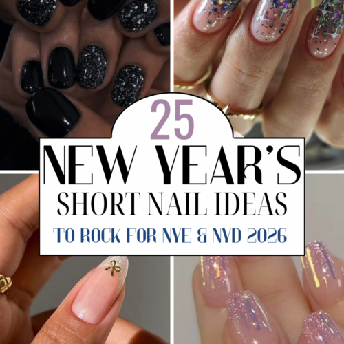 25 Extremely Chic Short New Year’s Nail Designs To Rock For NYE