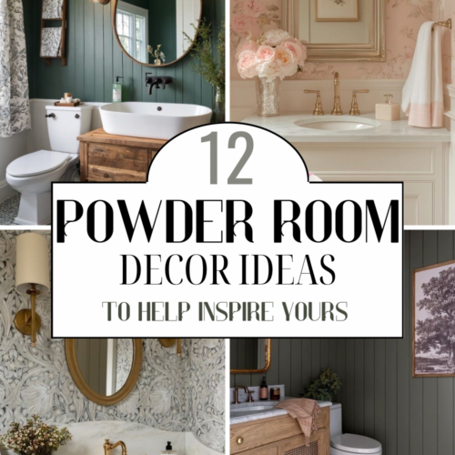 Collection of aesthetically pleasing powder room decor ideas.